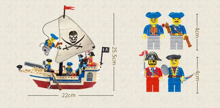 Pirate Ship Building Blocks Educational Toys to spark creativity and imagination