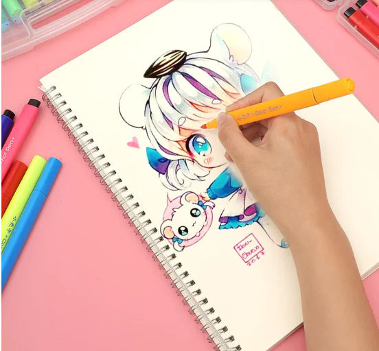 Washable Watercolor Pens for Kids - 12 to 36 Colors