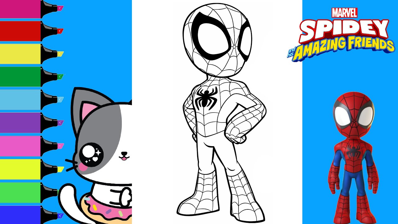 Spidey and Friends Coloring Book | Spidey and Friends Coloring & Activity Book
