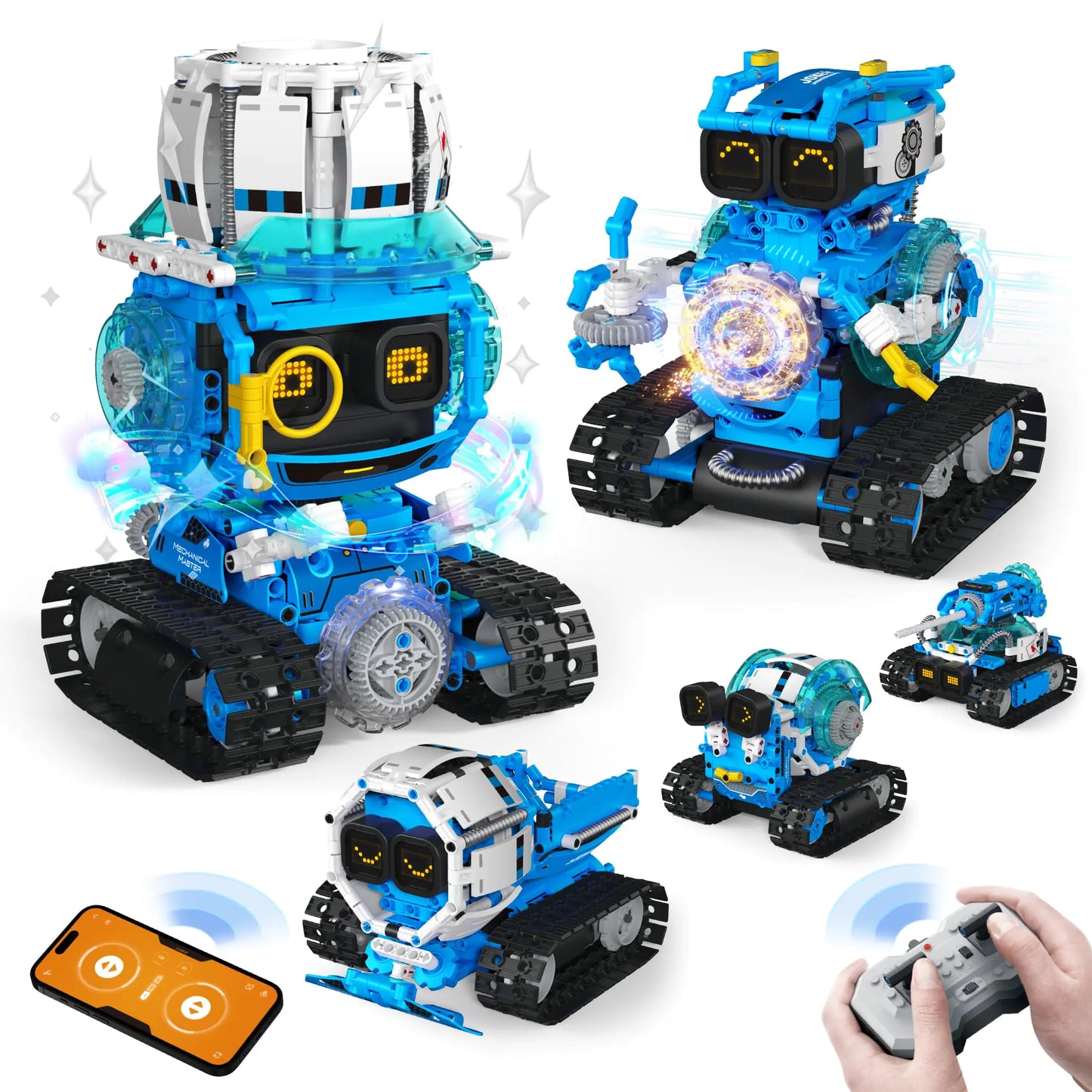 Opmind 5 in 1 STEM Robot Building Toys for Boys