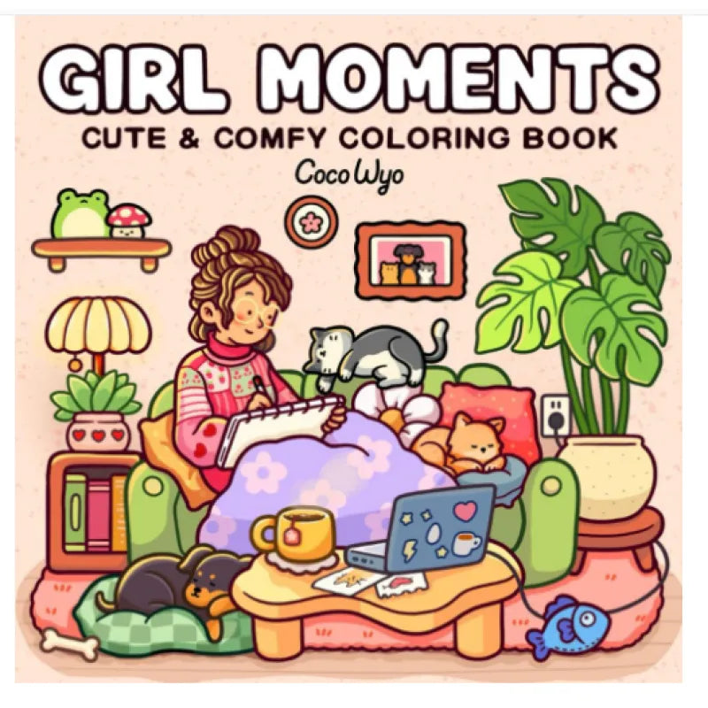 Coloring Paperback Monster Series Painting Book