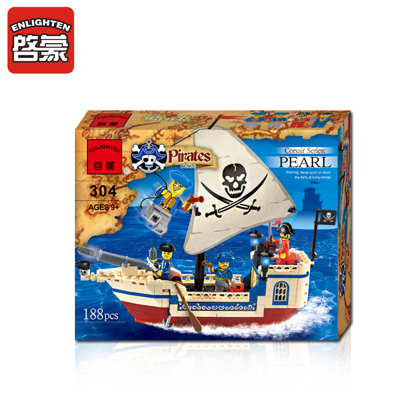 Pirate Ship Building Blocks Educational Toys to spark creativity and imagination