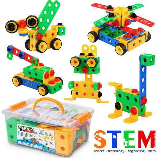 ETI Toys STEM Learning Original Educational Construction Engineering Building Blocks Set