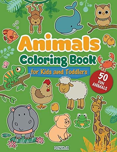 Animals Coloring Book that introduces kids to wild animals from every corner of the globe