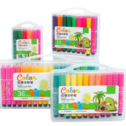Washable Watercolor Pens for young artists which feature a triangular grip