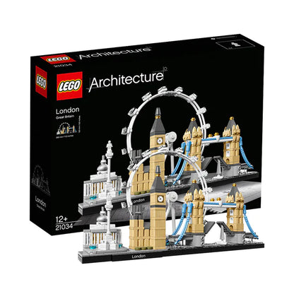 London's iconic Big Ben and Tower Bridge Model with  interactive construction toy