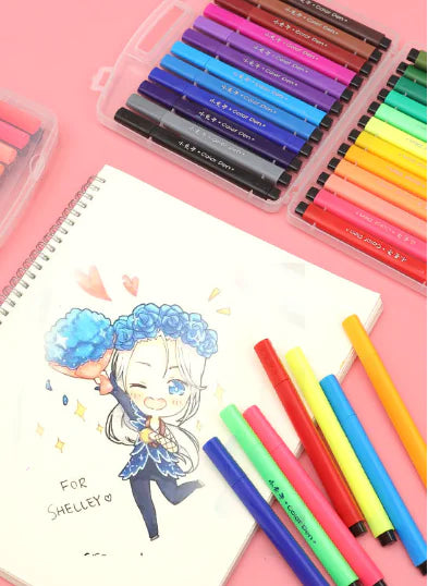 Washable Watercolor Pens for young artists which feature a triangular grip