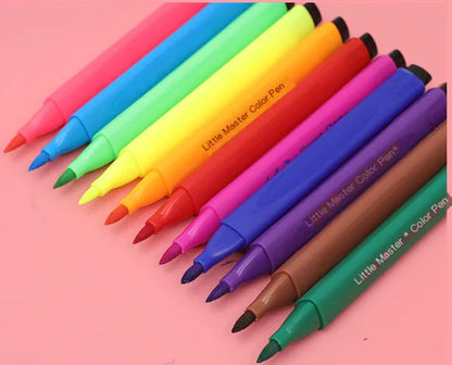 Washable Watercolor Pens for young artists which feature a triangular grip