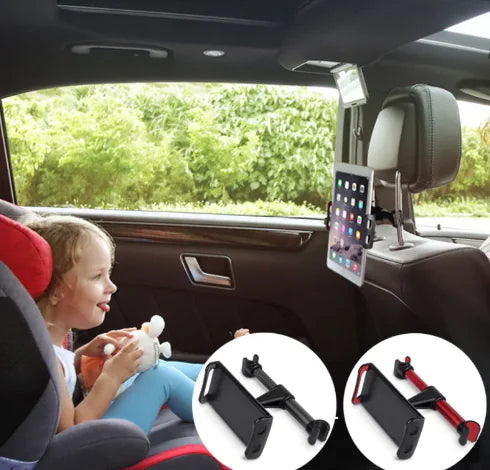 Car Rear Seat Tablet & Phone Holder to hold your mobile phone or tablet on your car.