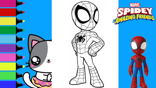 Spidey and Friends Coloring Book | Spidey and Friends Coloring & Activity Book