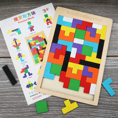 3D Wooden Cube Puzzle Toy for Brain Teaser to challenge and stimulate young minds