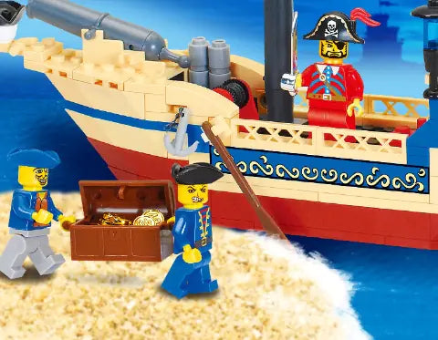 Pirate Ship Building Blocks for Kids - Educational Toys
