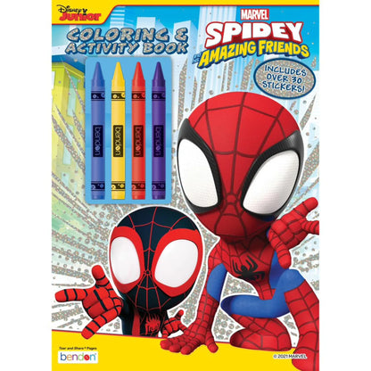 Spidey and Friends Coloring Book | Spidey and Friends Coloring & Activity Book