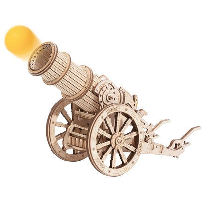 ROKR 3D Wooden Puzzles Model Building Kits Cannon Toys
