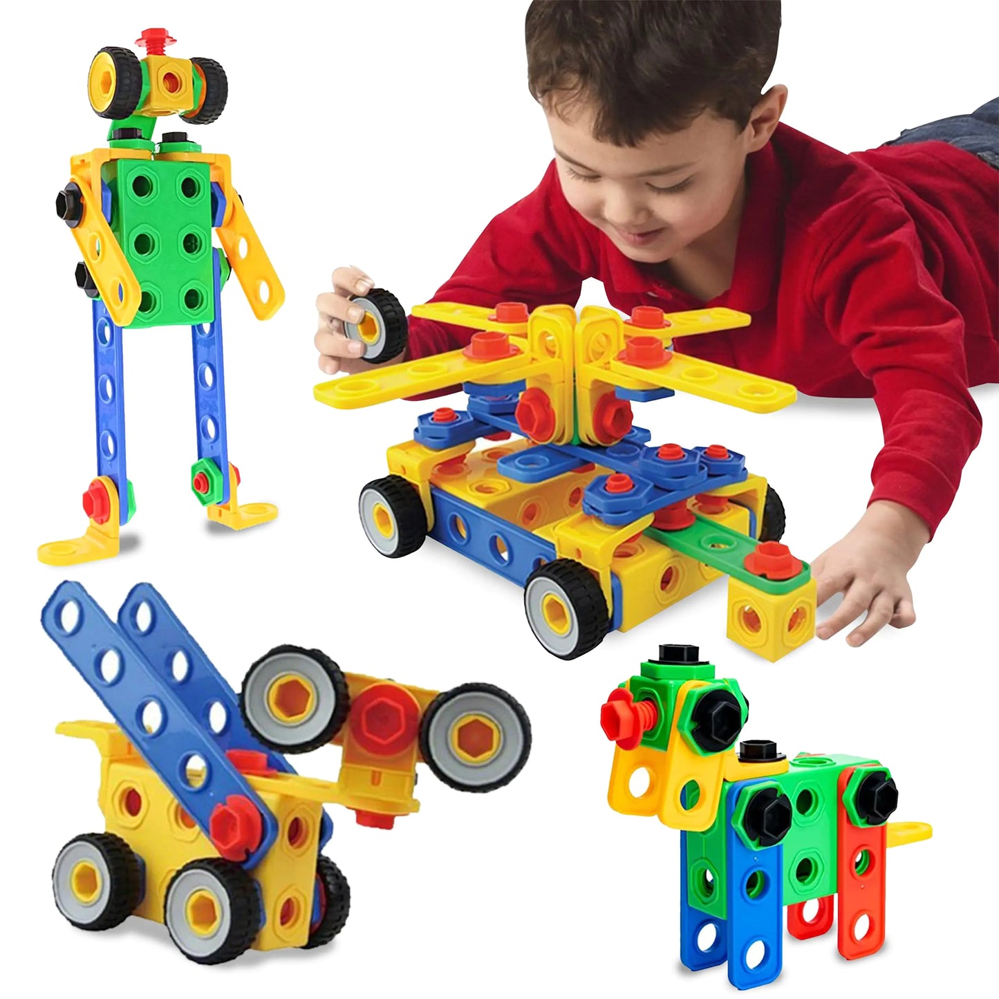 ETI Toys STEM Learning Original Educational Construction Engineering Building Blocks Set